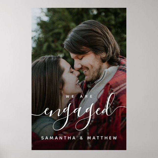 Willkommen beim Sign-On der Engagement Party mit F Poster (Vorne)