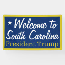 Willkommen beim South Carolina Trump-Banner