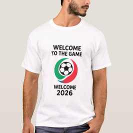 Willkommen beim Spiel - Nordamerika Fußball Spirit T-Shirt