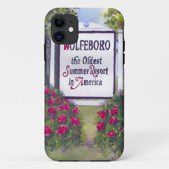 Willkommen beim Wolfeboro NH Sign Case-Mate iPhone Hülle (Rückseite)