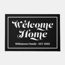 Willkommen benutzerdefinierter Familienname Skript