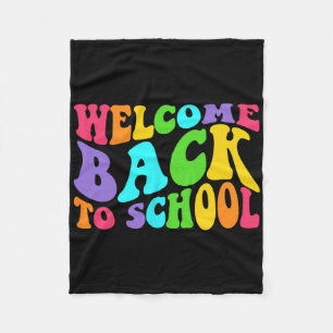 Willkommen Byck in der Schule 1. Schultag Schüler Fleecedecke