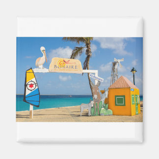 Willkommen Foto Spot auf See in Bonaire.JPG Magnet
