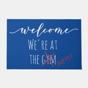 Willkommen Funny Wir sind bei der Buffett Cruise Fußmatte