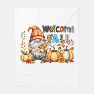 Willkommen Herbst Gnome Klassisches T-Shirt.png Fleecedecke