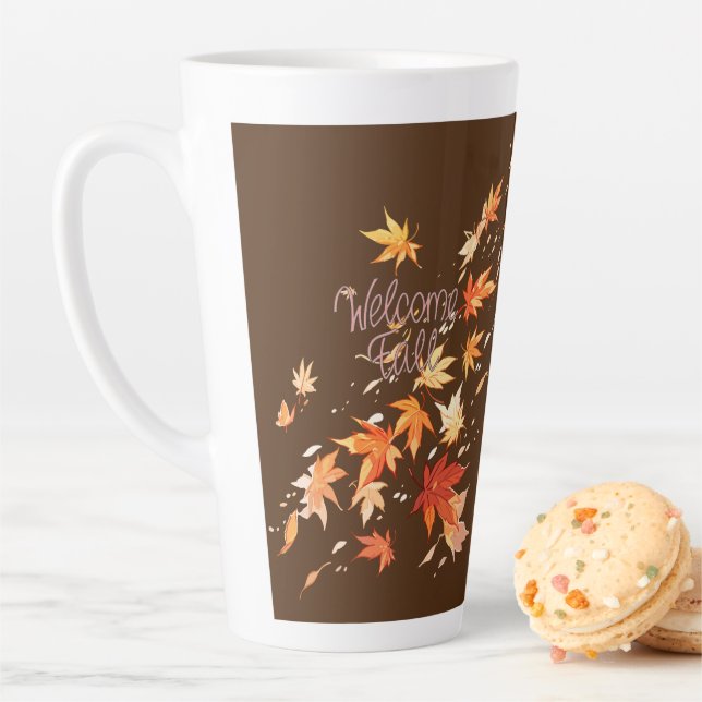 Willkommen Herbst, Herbstausgang Milchtasse (Beispiel)