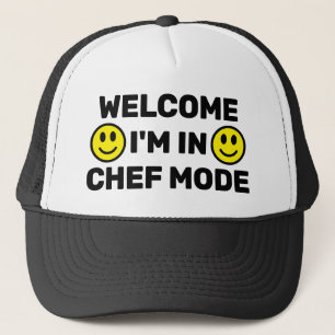Willkommen - Ich bin im Chef-Modus™ Trucker-Mütze Truckerkappe