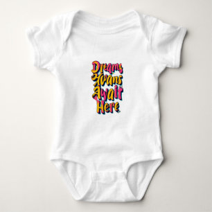 "Willkommen Ihre Träume" Baby Strampler