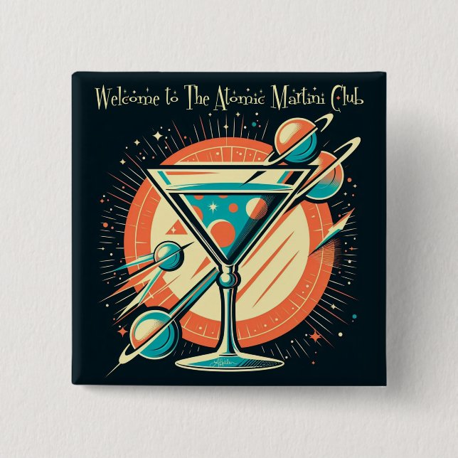 Willkommen im Atome Martini Club Age Button (Vorderseite)