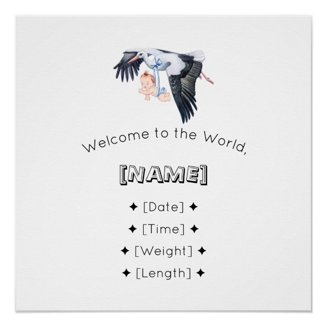 Willkommen im Bab von World Individuelle Name & Bi Poster (Vorderseite)