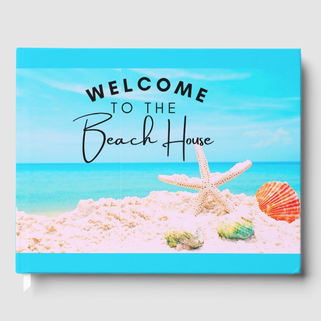 Willkommen im Beach House, Ferienhaus Gästebuch (Vorderseite)