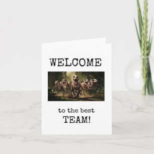 Willkommen im Best Team, New E,mployeys Karte
