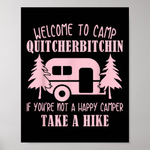 Willkommen im Camp Quitcherin Lustiges Camping _1 Poster
