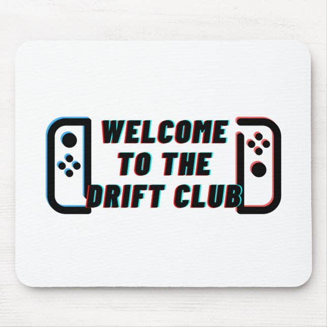 Willkommen im Drift Club Mousepad (Vorne)