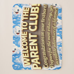 Willkommen im Elternclub, herzlichen Glückwunsch z Sherpadecke