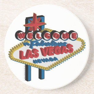 Willkommen im fabulösen Las Vegas Getränkeuntersetzer