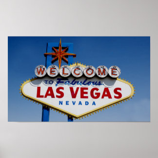 Willkommen im Fabulous Las Vegas - Bekanntes Zeich Poster