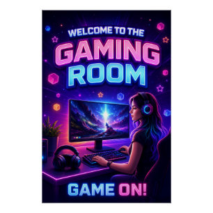 Willkommen im Gaming-Raum – Game On! Poster