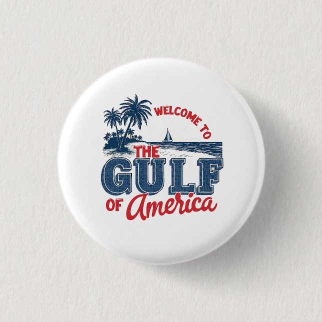Willkommen im Golf von Amerika Einwanderer aus Mex Button (Vorderseite)