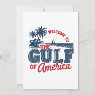 Willkommen im Golf von Amerika Einwanderer aus Mex Einladung