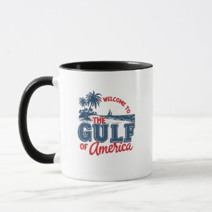 Willkommen im Golf von Amerika Einwanderer aus Mex Tasse
