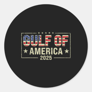 Willkommen im Golf von Amerika - Golf von Mexiko 2 Runder Aufkleber