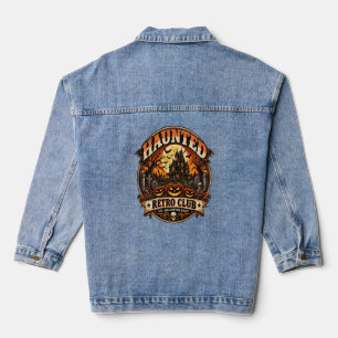 Willkommen im Haunted Retro Club Jeansjacke