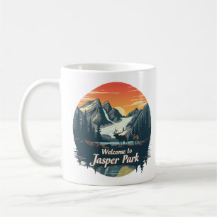 Willkommen im Jasper National Canadian Park Kaffeetasse