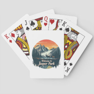 Willkommen im Jasper National Canadian Park Spielkarten