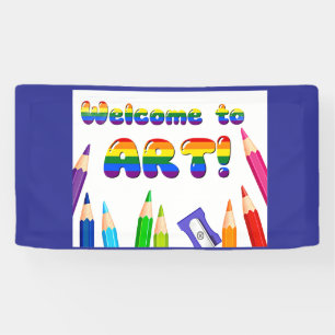 Willkommen im Kunstunterricht-Banner Banner