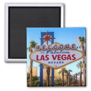 Willkommen im Las Vegas Sign Magnet