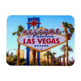 Willkommen im Las Vegas Sign Magnet
