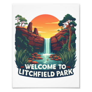Willkommen im Litchfield National Australian Park Fotodruck