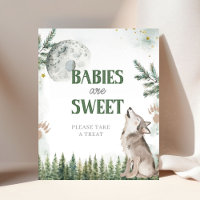 Willkommen im Pack Forest Wolf Baby sind Sweet