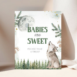 Willkommen im Pack Forest Wolf Baby sind Sweet Poster