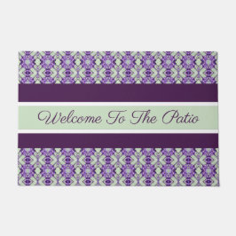 Willkommen im Patio Fußmatte