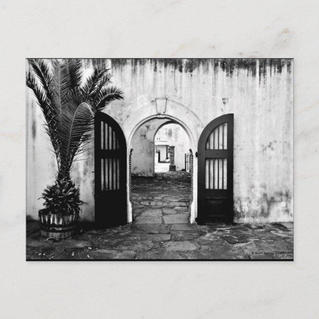 "Willkommen im Schloss der guten Hoffnung" JTG Art Postkarte (Vorderseite)