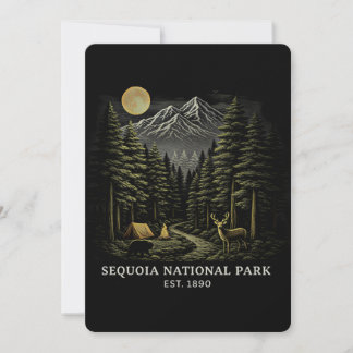 Willkommen im Sequoia National USA Park  Einladung