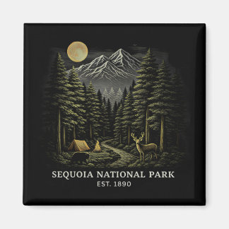 Willkommen im Sequoia National USA Park  Magnet