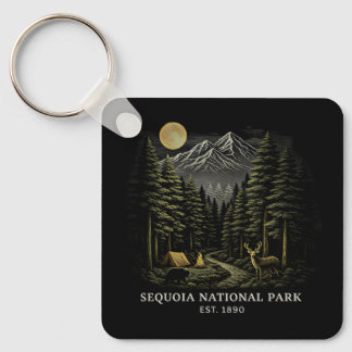 Willkommen im Sequoia National USA Park  Schlüsselanhänger