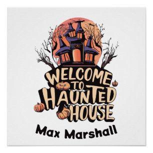 Willkommen im Spuk Haus - Ghoulish Ansammlungen Poster