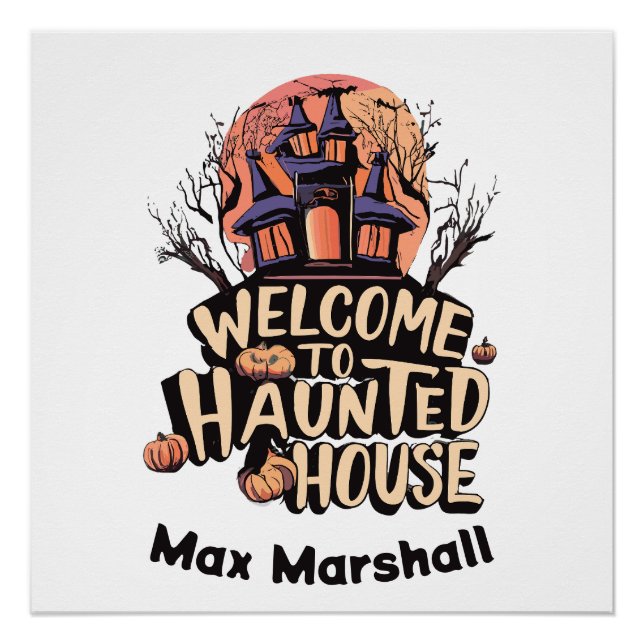 Willkommen im Spuk Haus - Ghoulish Ansammlungen Poster (Vorderseite)