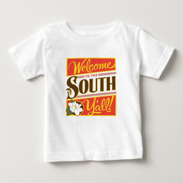 Willkommen im Süden von allen Baby T-shirt (Vorderseite)