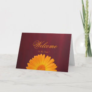 Willkommen im Team Daisy Flower Karte