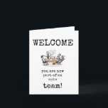 Willkommen im Team, Epic Team Member, Card Karte<br><div class="desc">Willkommen,  Sie sind jetzt Teil eines epischen Teams. Willkommenskarte.</div>