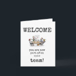 Willkommen im Team, Epic Team Member, Card Karte<br><div class="desc">Willkommen, Sie sind jetzt Teil eines epischen Teams. Willkommenskarte.</div>