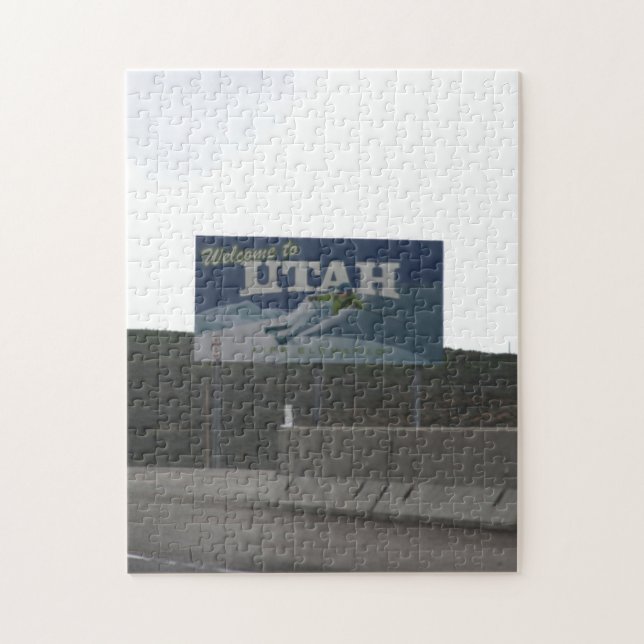 Willkommen im Utah Jigsaw Puzzle (Vertikal)