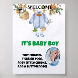 Willkommen im World Baby Boy Poster