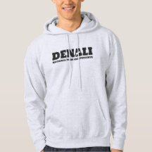 Willkommen in Alaska. Denali - Schwarzes Logo