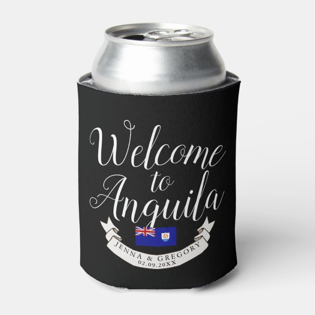 Willkommen in Anguilla | HOCHZEIT IN URLAUBSORT Dosenkühler (Kanne Vorderseite)